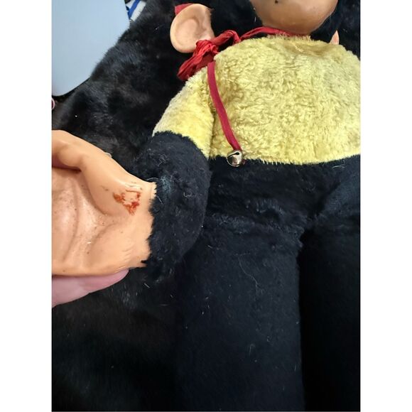 s-l400.jpg Vintage Zippy Monkey Mr Bim Zip Plush Banana Toy Rubber Face Doll Howdy Doody